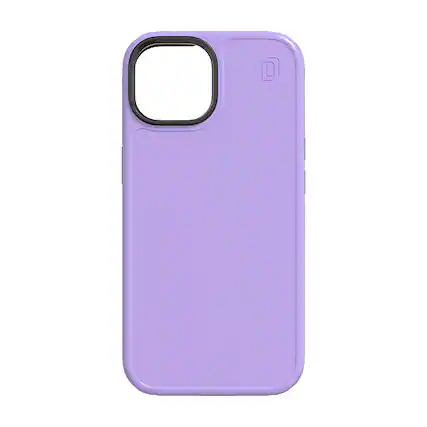Front. Cellhelmet - Fortitude Series Case with MagSafe for Apple iPhone 15 - Midnight Lilac.