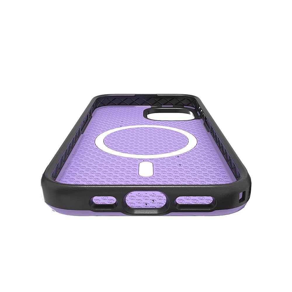 Alt View 13. Cellhelmet - Fortitude Series Case with MagSafe for Apple iPhone 15 - Midnight Lilac.