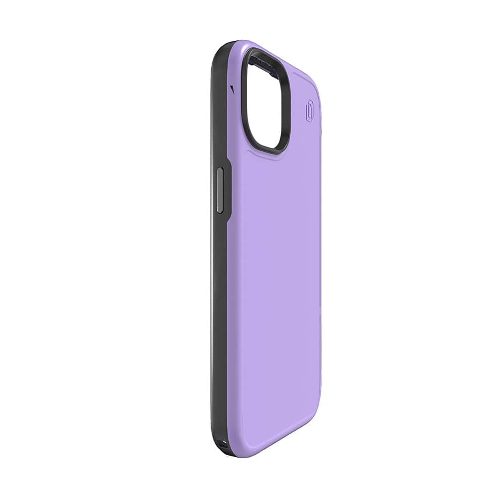 Left. Cellhelmet - Fortitude Series Case with MagSafe for Apple iPhone 15 - Midnight Lilac.