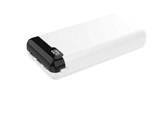 20000mAh PD Power Delivery + Quick Charge 3.0 Fast Charging High-Capacity Power  Bank Battery - White - HD Accessory