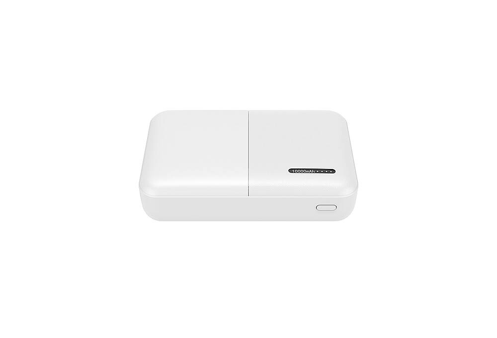 Alt View 1. Cellhelmet - 10,000mAh Power Bank with Dual USB ports - White.