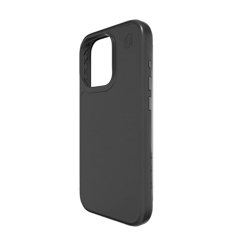 Angle. Cellhelmet - Fortitude Series Case with MagSafe for Apple iPhone 15 Pro - Onyx Black.
