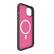 Alt View 2. Cellhelmet - Fortitude Series Case with MagSafe for Apple iPhone 15 Plus - Vivid Magenta.