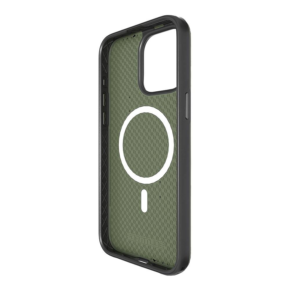 Alt View 1. Cellhelmet - Fortitude Series Case with MagSafe for Apple iPhone 15 Pro Max - Olive Green.