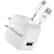 Front. Cellhelmet - 2.4A Wall Charger with 3' Round Type-C to Type-A USB Cable for most phones and tablets - White.