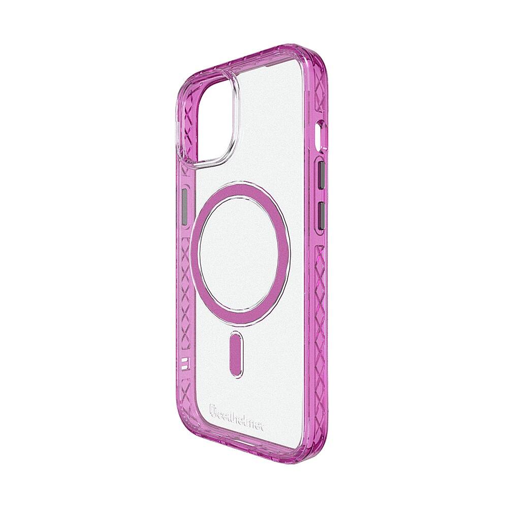 Angle View: Cellhelmet - Magnitude Series Case with MagSafe for Apple iPhone 15 - Vivid Magenta