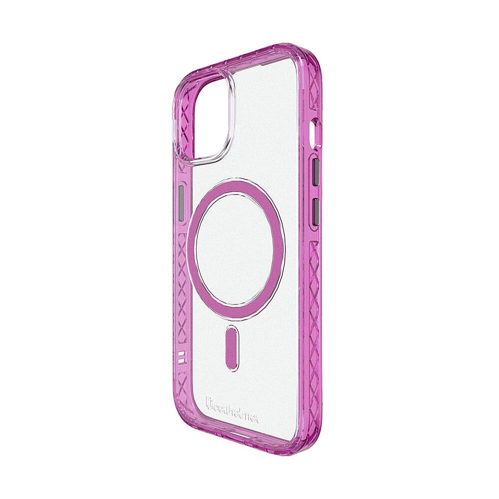 Angle. Cellhelmet - Magnitude Series Case with MagSafe for Apple iPhone 15 - Vivid Magenta.