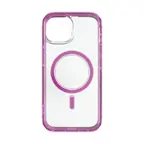 Front. Cellhelmet - Magnitude Series Case with MagSafe for Apple iPhone 15 - Vivid Magenta.