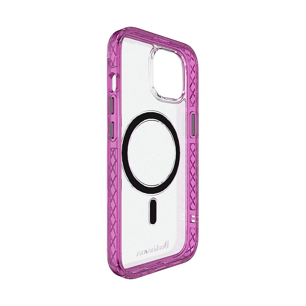 Alt View 2. Cellhelmet - Magnitude Series Case with MagSafe for Apple iPhone 15 - Vivid Magenta.