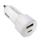 Front. Cellhelmet - 20W Dual Car Charger Plug USB Ports Type-A and Type-C - White.