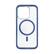 Front. Cellhelmet - Magnitude Series Case with MagSafe for Apple iPhone 15 Pro - Bermuda Blue.