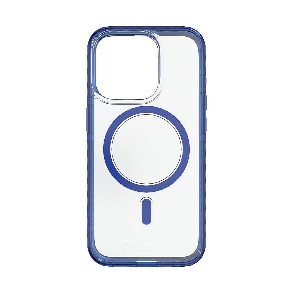 Front. Cellhelmet - Magnitude Series Case with MagSafe for Apple iPhone 15 Pro - Bermuda Blue.
