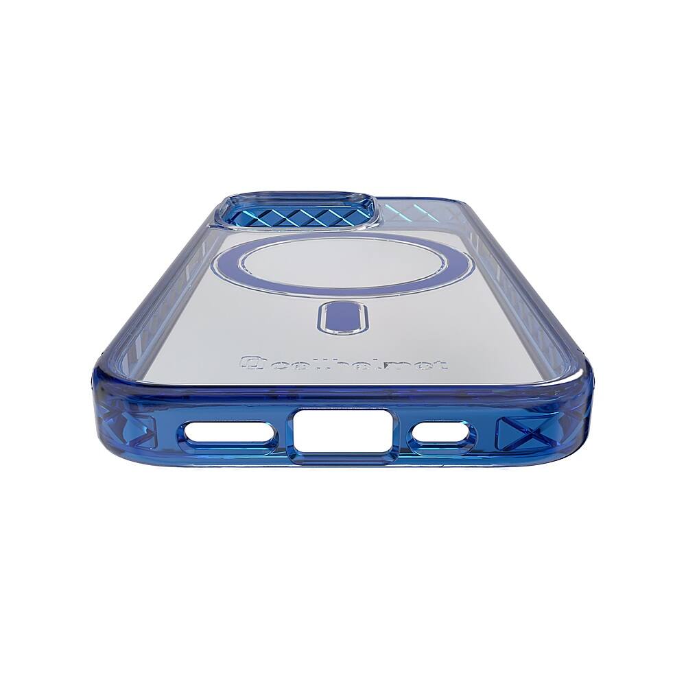 Alt View 12. Cellhelmet - Magnitude Series Case with MagSafe for Apple iPhone 15 Pro - Bermuda Blue.