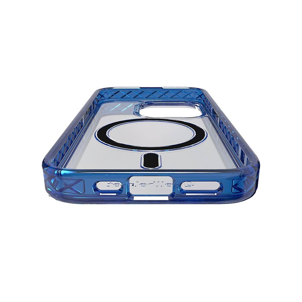Alt View 13. Cellhelmet - Magnitude Series Case with MagSafe for Apple iPhone 15 Pro - Bermuda Blue.