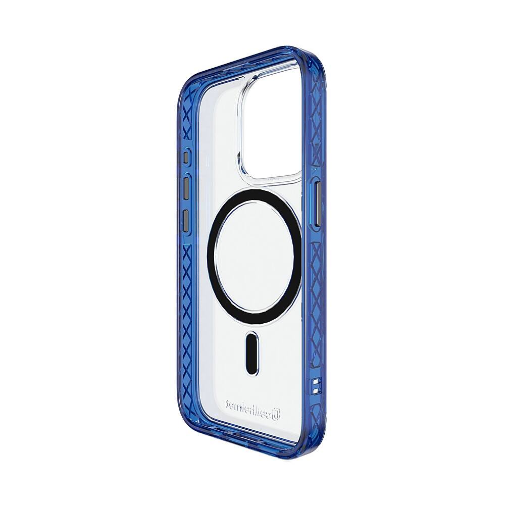 Alt View 1. Cellhelmet - Magnitude Series Case with MagSafe for Apple iPhone 15 Pro - Bermuda Blue.