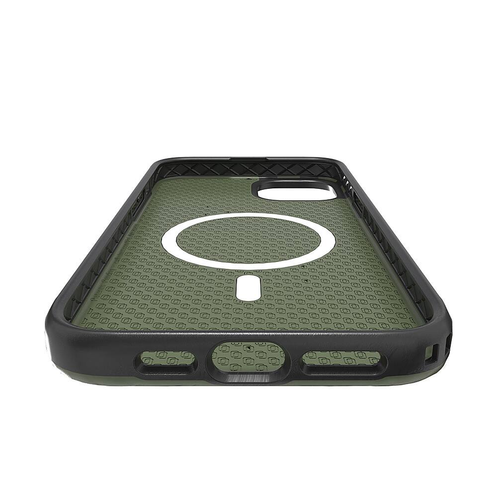 Alt View 1. Cellhelmet - Mossy Oak Fortitude Case for Apple iPhone 15 Plus - Olive Green.