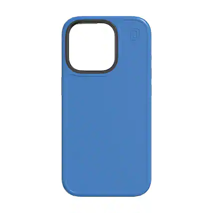 Front. Cellhelmet - Fortitude Series Case with MagSafe for Apple iPhone 15 Pro - Bermuda Blue.