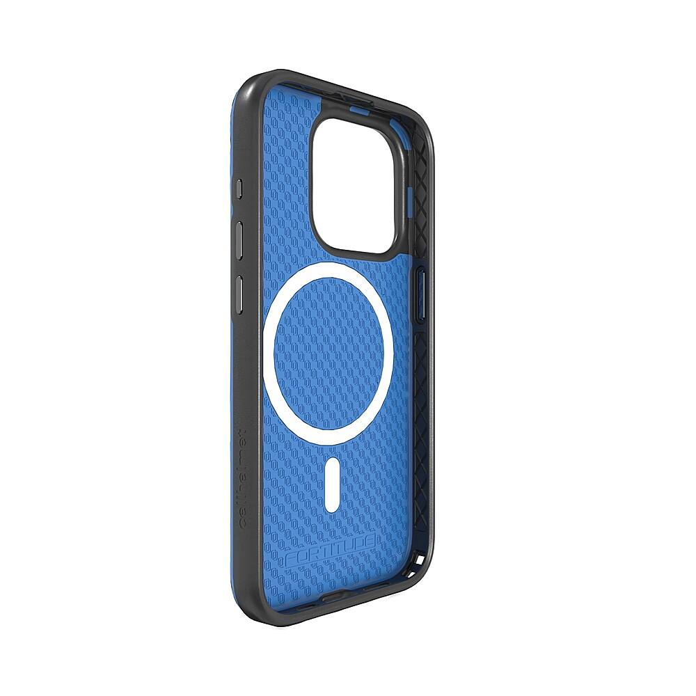 Alt View 2. Cellhelmet - Fortitude Series Case with MagSafe for Apple iPhone 15 Pro - Bermuda Blue.