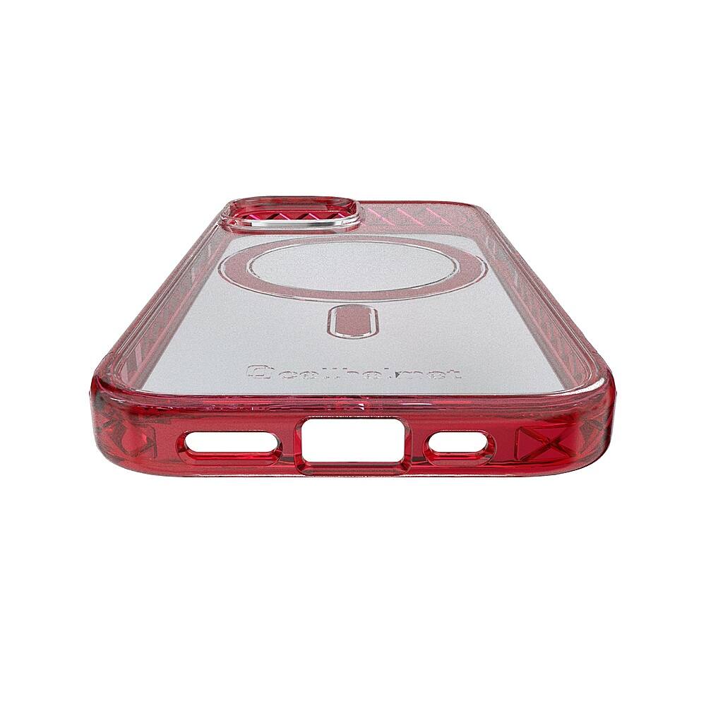 Alt View 12. Cellhelmet - Magnitude Series Case with MagSafe for Apple iPhone 15 - Scarlett Red.