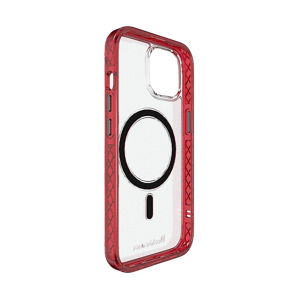 Alt View 2. Cellhelmet - Magnitude Series Case with MagSafe for Apple iPhone 15 - Scarlett Red.
