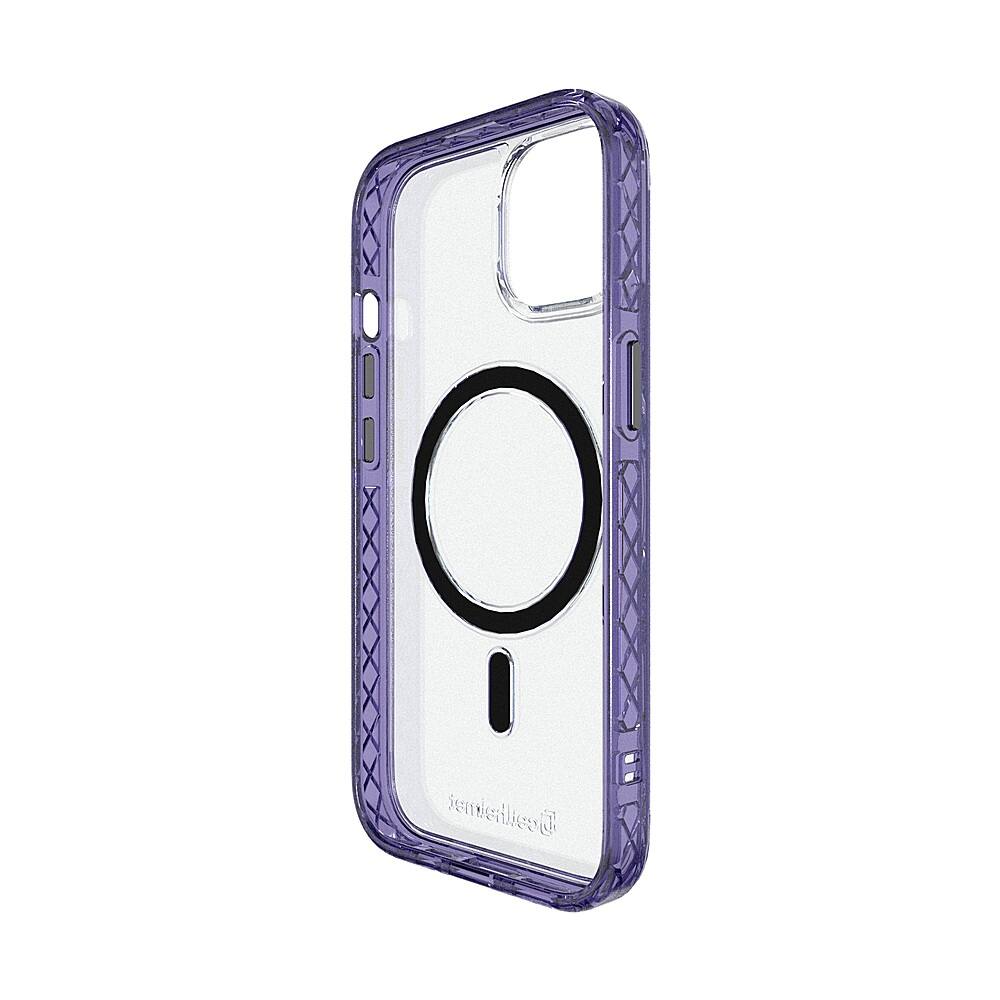 Alt View 1. Cellhelmet - Magnitude Series Case with MagSafe for Apple iPhone 15 - Midnight Lilac.