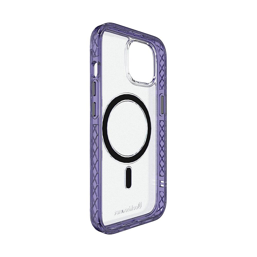 Alt View 2. Cellhelmet - Magnitude Series Case with MagSafe for Apple iPhone 15 - Midnight Lilac.