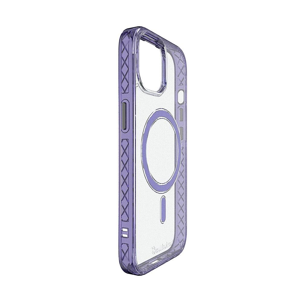 Left. Cellhelmet - Magnitude Series Case with MagSafe for Apple iPhone 15 - Midnight Lilac.