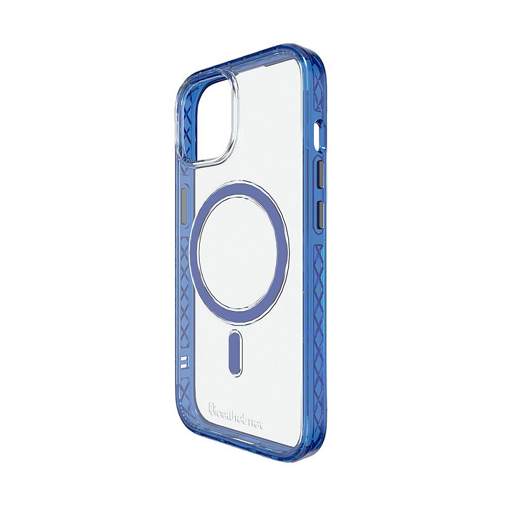 Angle. Cellhelmet - Magnitude Series Case with MagSafe for Apple iPhone 15 - Bermuda Blue.