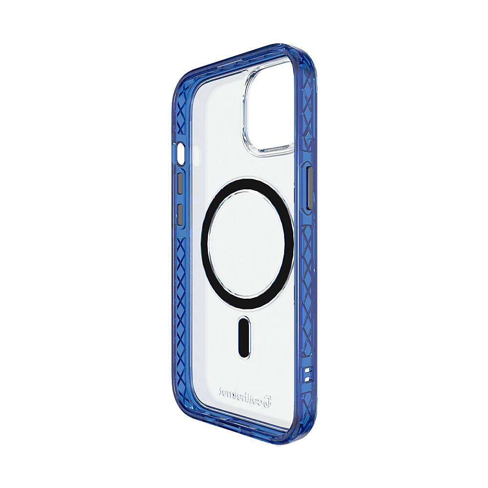 Alt View 1. Cellhelmet - Magnitude Series Case with MagSafe for Apple iPhone 15 - Bermuda Blue.
