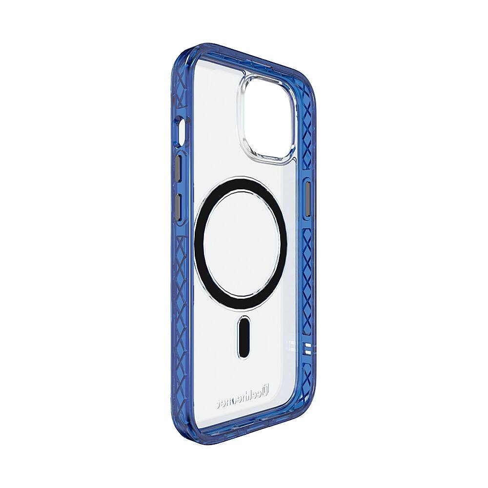 Alt View 2. Cellhelmet - Magnitude Series Case with MagSafe for Apple iPhone 15 - Bermuda Blue.