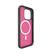 Alt View 2. Cellhelmet - Fortitude Series Case with MagSafe for Apple iPhone 15 Pro - Vivid Magenta.