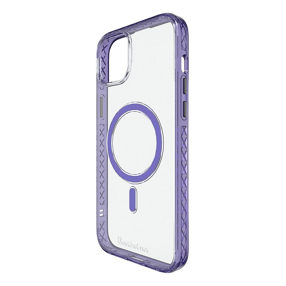 Angle. Cellhelmet - Magnitude Series Case with MagSafe for Apple iPhone 15 Plus - Midnight Lilac.