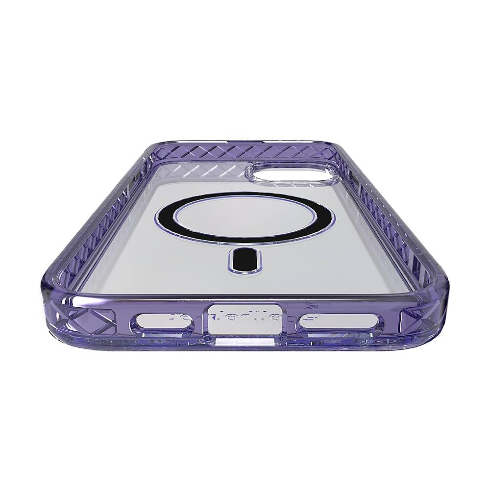 Alt View 13. Cellhelmet - Magnitude Series Case with MagSafe for Apple iPhone 15 Plus - Midnight Lilac.