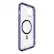 Alt View 2. Cellhelmet - Magnitude Series Case with MagSafe for Apple iPhone 15 Plus - Midnight Lilac.