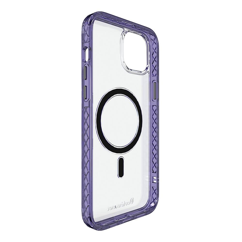 Alt View 2. Cellhelmet - Magnitude Series Case with MagSafe for Apple iPhone 15 Plus - Midnight Lilac.
