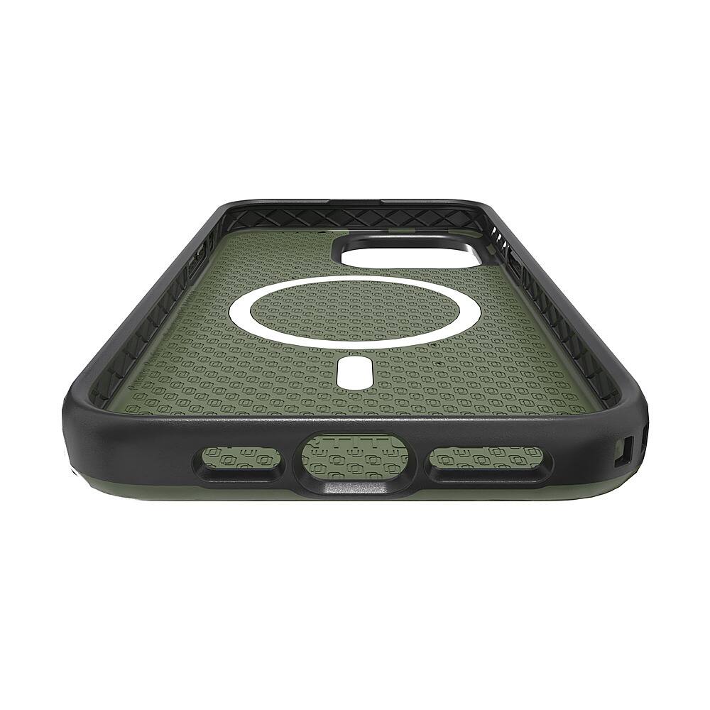 Alt View 1. Cellhelmet - Mossy Oak Fortitude Case for Apple iPhone 15 Pro Max - Olive Green.