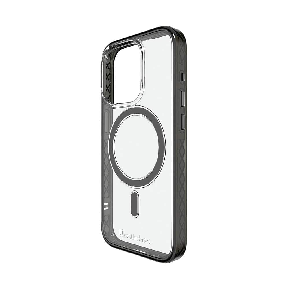 Angle View: Cellhelmet - Magnitude Series Case with MagSafe for Apple iPhone 15 Pro - Onyx Black