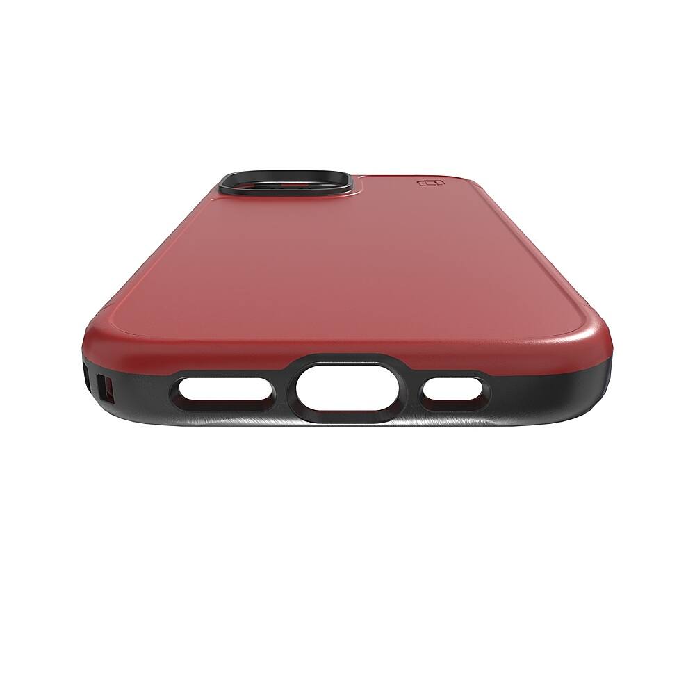 Alt View 12. Cellhelmet - Fortitude Series Case with MagSafe for Apple iPhone 15 - Scarlett Red.