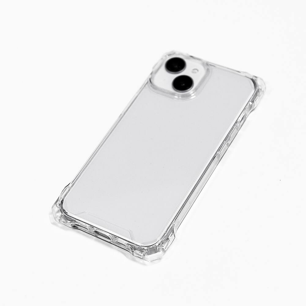 Angle. Bryten - Glacier 4-Way Carry Case for Apple iPhone 14 / 13 - Clear.