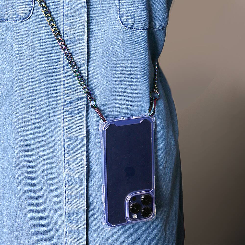 Alt View 12. Bryten - Glacier 4-Way Carry Case for Apple iPhone 14 / 13 - Clear.