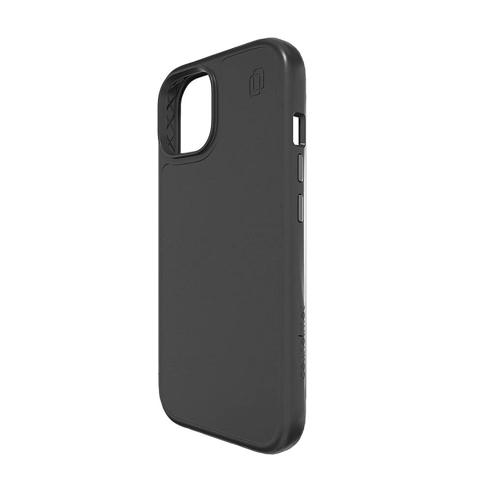 Angle. Cellhelmet - Fortitude Series Case with MagSafe for Apple iPhone 15 - Onyx Black.