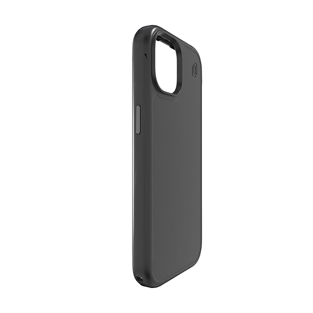 Left View: Cellhelmet - Fortitude Series Case with MagSafe for Apple iPhone 15 - Onyx Black