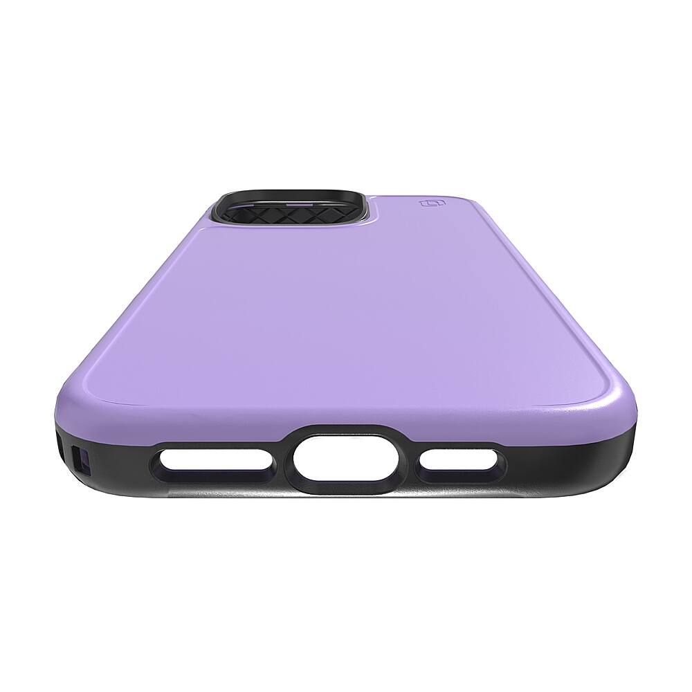Alt View 12. Cellhelmet - Fortitude Series Case with MagSafe for Apple iPhone 15 Pro Max - Midnight Lilac.