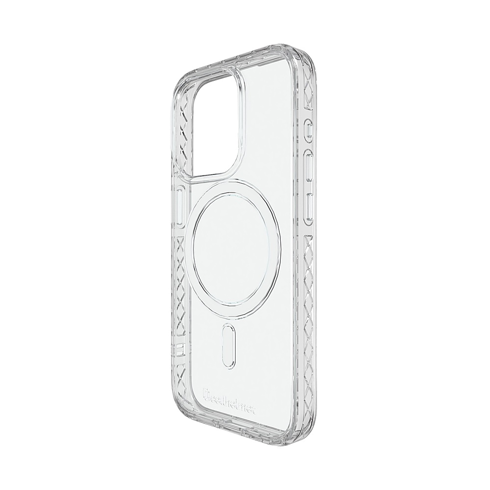 Angle View: Cellhelmet - Magnitude Series Case with MagSafe for Apple iPhone 15 Pro - Crystal Clear