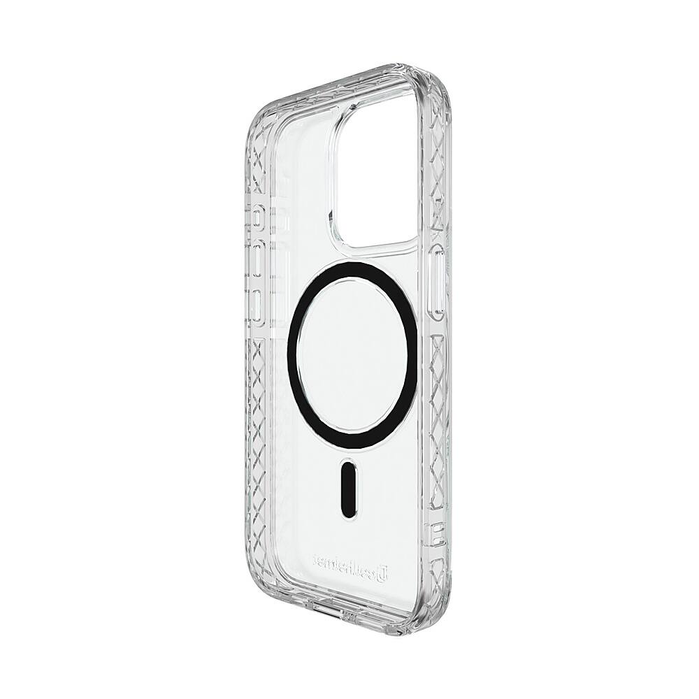 Alt View 1. Cellhelmet - Magnitude Series Case with MagSafe for Apple iPhone 15 Pro - Crystal Clear.