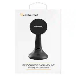 Cellhelmet - 15W Car Dash Mount with Fast Wireless Charging Pad and Magnetic Alignment Technology - Black