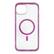 Front. Cellhelmet - Magnitude Series Case with MagSafe for Apple iPhone 15 Plus - Vivid Magenta.
