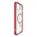 Angle. Cellhelmet - Magnitude Series Case with MagSafe for Apple iPhone 15 Plus - Scarlett Red.