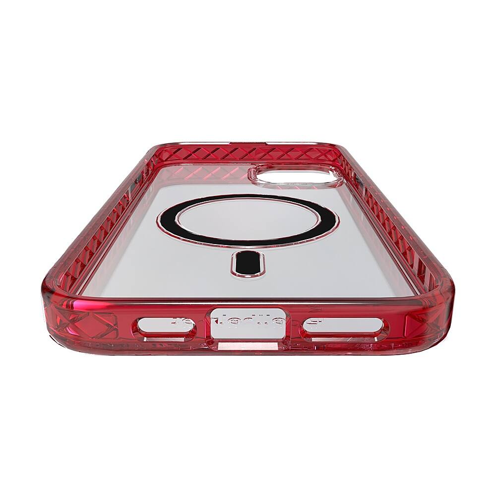 Alt View 11. Cellhelmet - Magnitude Series Case with MagSafe for Apple iPhone 15 Plus - Scarlett Red.