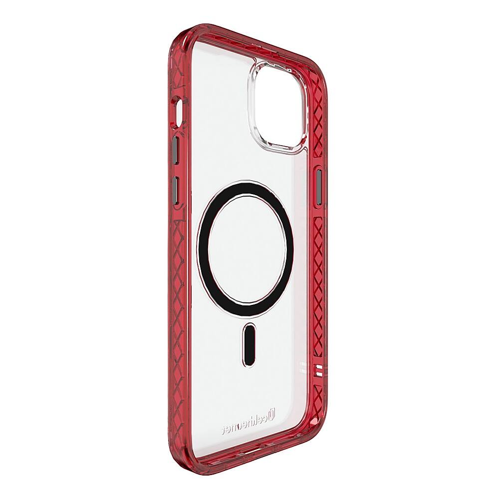 Alt View 1. Cellhelmet - Magnitude Series Case with MagSafe for Apple iPhone 15 Plus - Scarlett Red.
